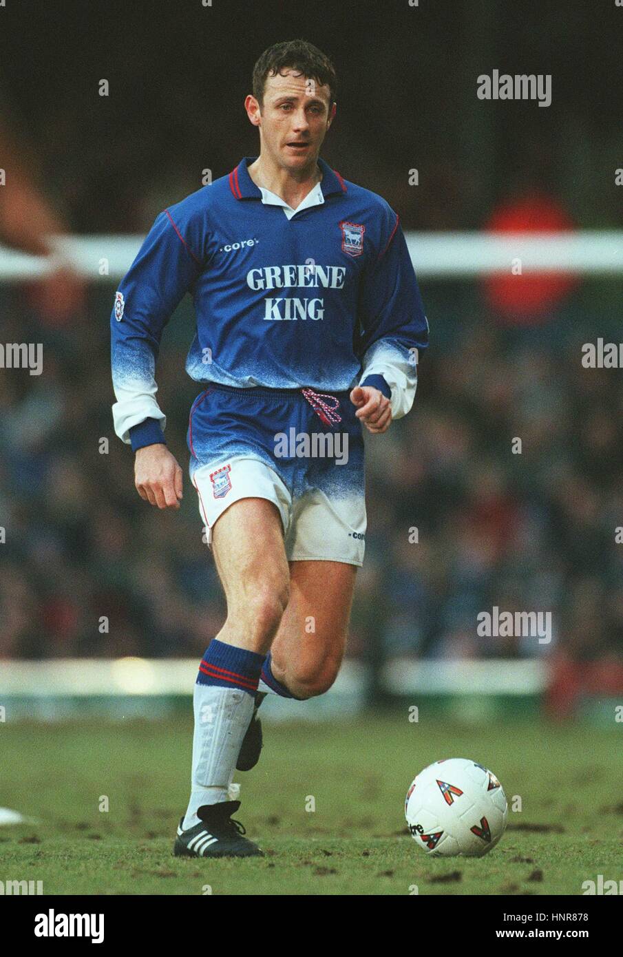 STEVE SEDGLEY IPSWICH TOWN FC 07 March 1996 Stock Photo