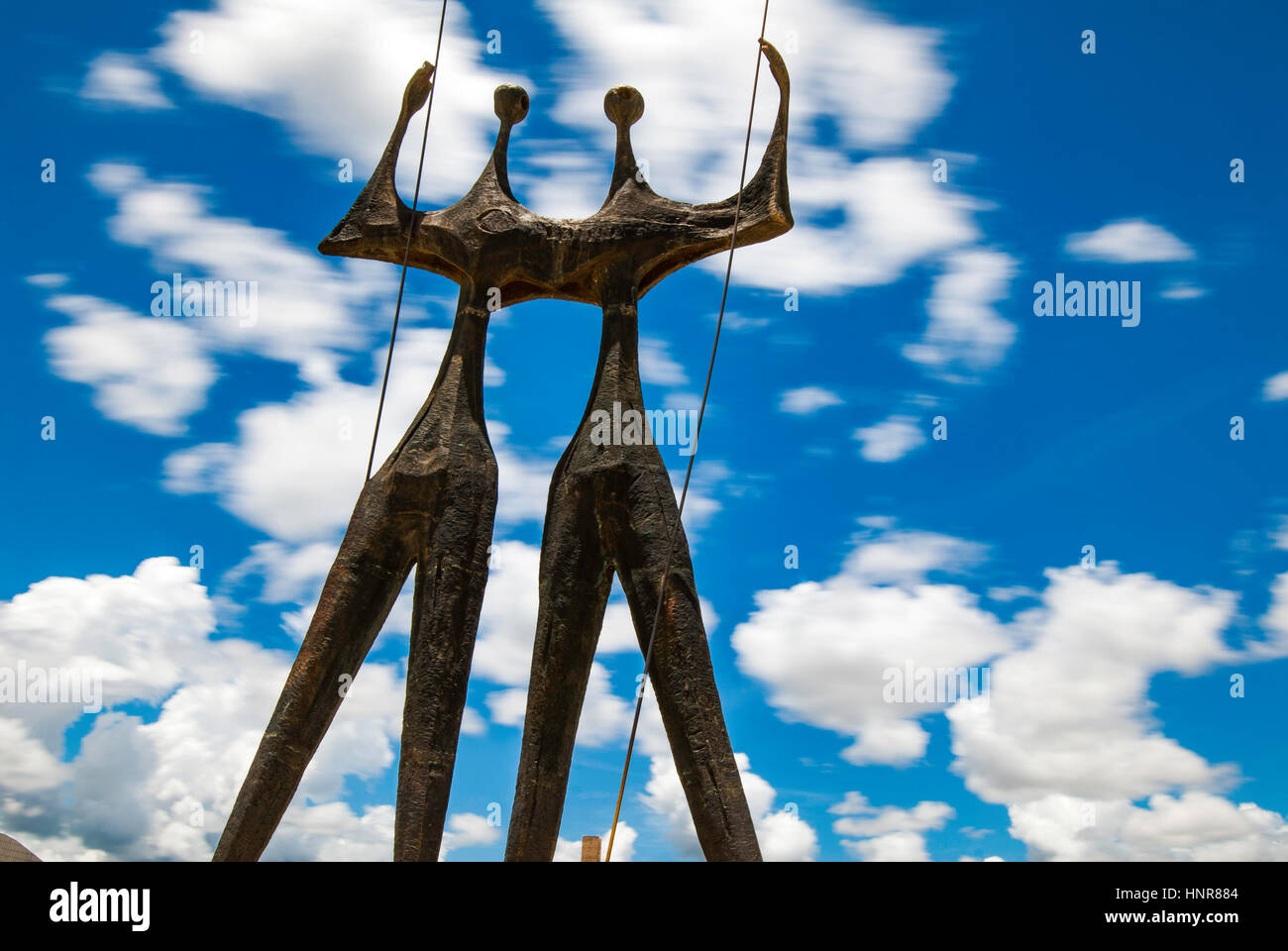 "The Warriors" sculpture, Brasilia, Brazil Stock Photo Alamy
