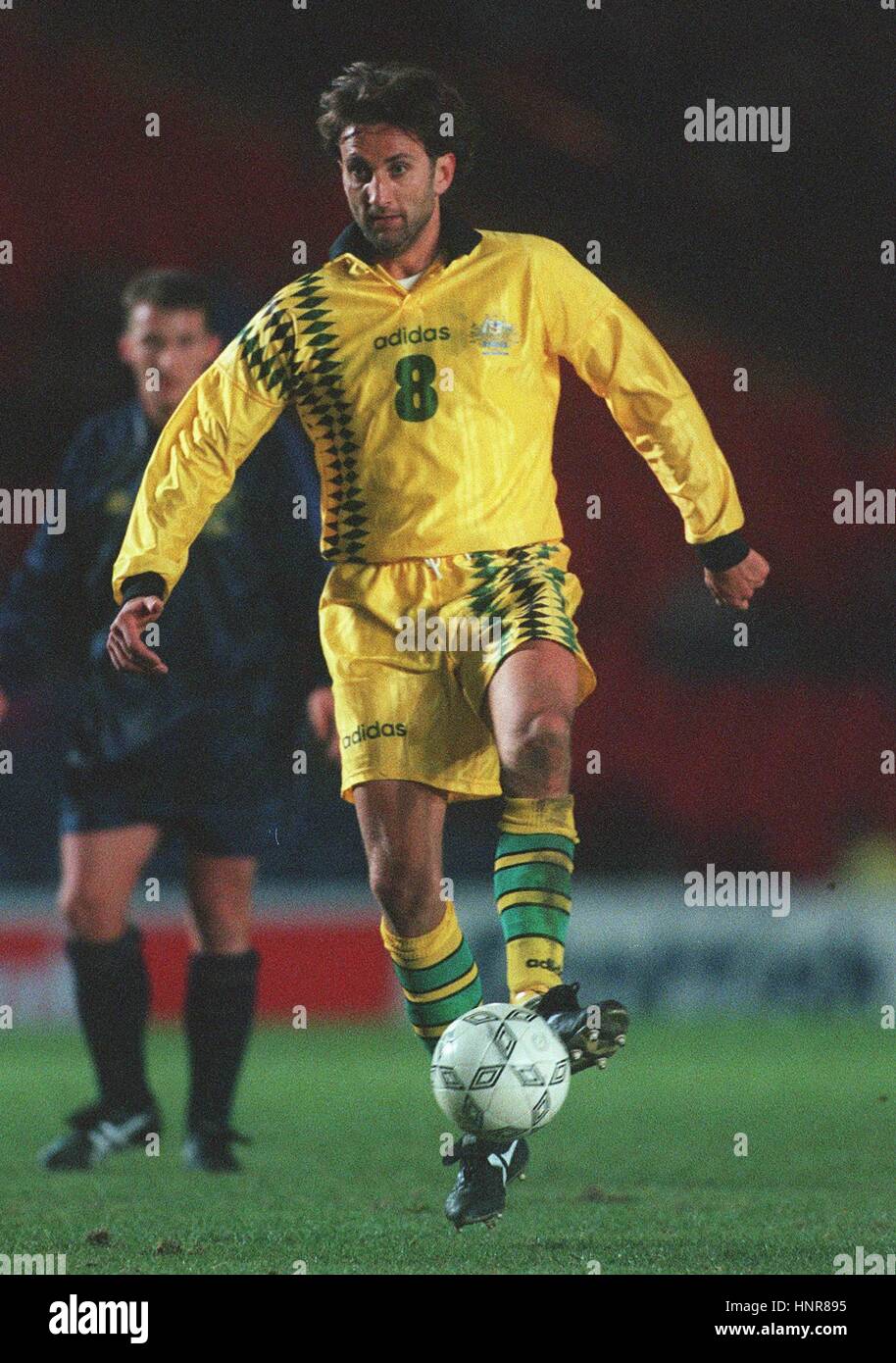STEVE HORVAT AUSTRALIA & HAJDUK SPLIT FC 28 March 1996 Stock Photo - Alamy