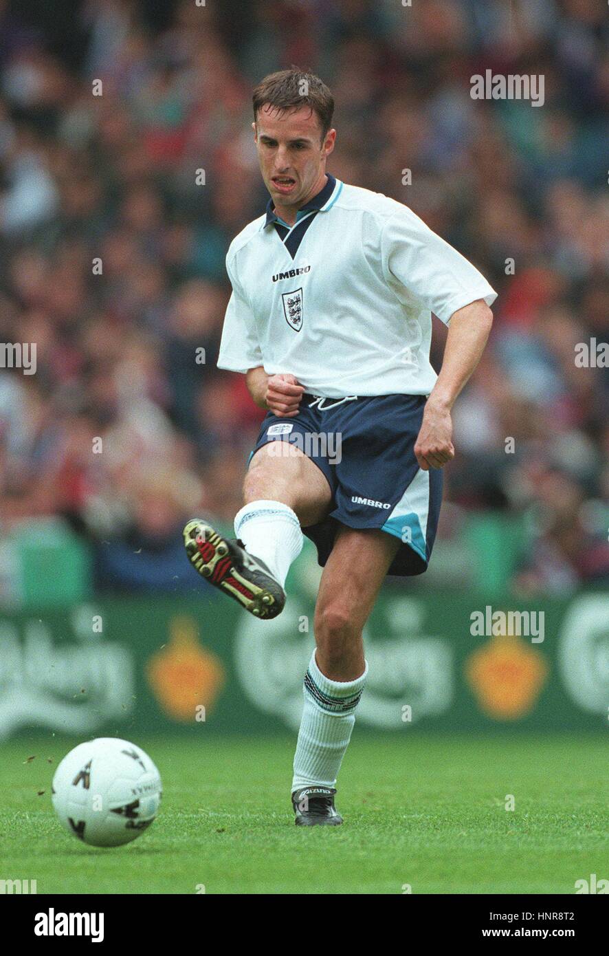 GARETH SOUTHGATE ENGLAND & ASTON VILLA FC 21 May 1996 Stock Photo