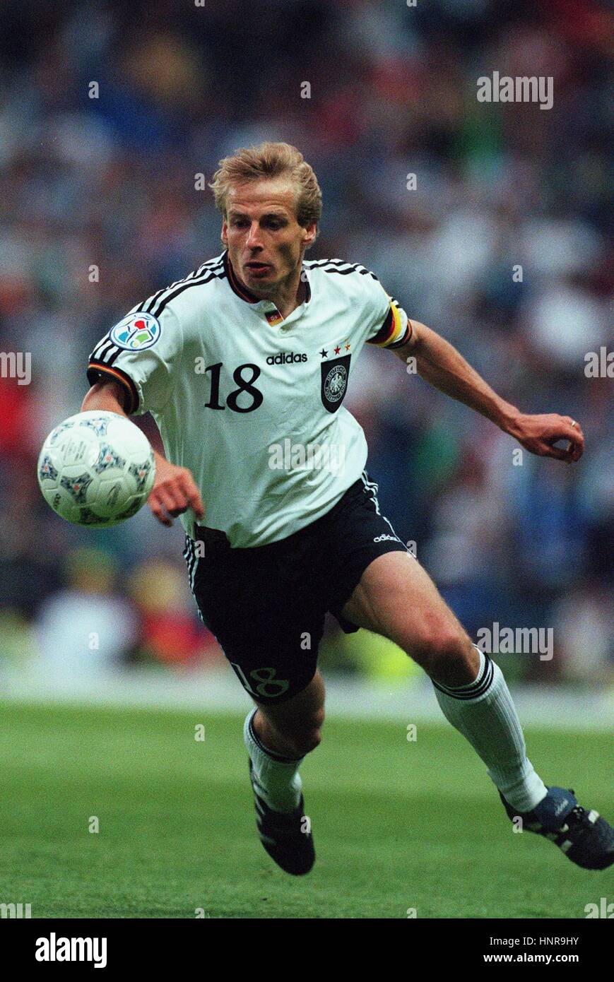 JURGEN KLINSMANN GERMANY & BAYERN MUNICH FC 20 June 1996 Stock Photo