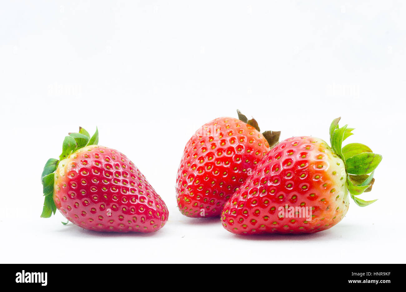 Strawberry isolated on white background Stock Photo - Alamy