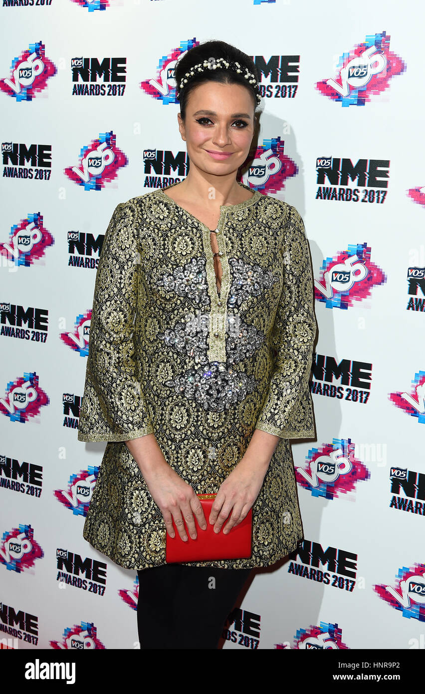 Gizzi Erskine arriving for the VO5 NME Awards 2017 held at the O2 ...