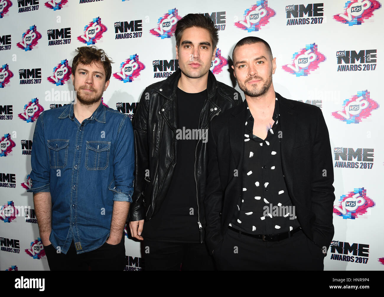 (left to right) James Bourne, Charlie Simpson and Matt Willis of Busted ...