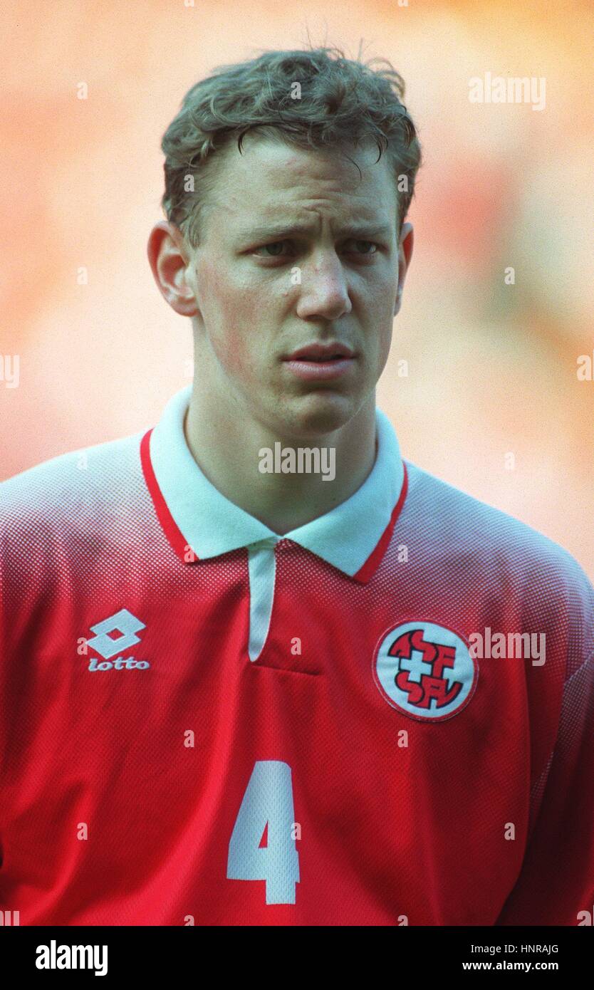 STEPHANE HENCHOZ SWITZERLAND 18 June 1996 Stock Photo