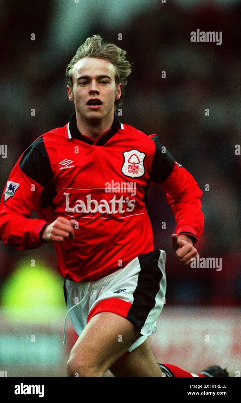 PAUL MCGREGOR . NOTTINGHAM FOREST FC 14 February 1996 Stock Photo
