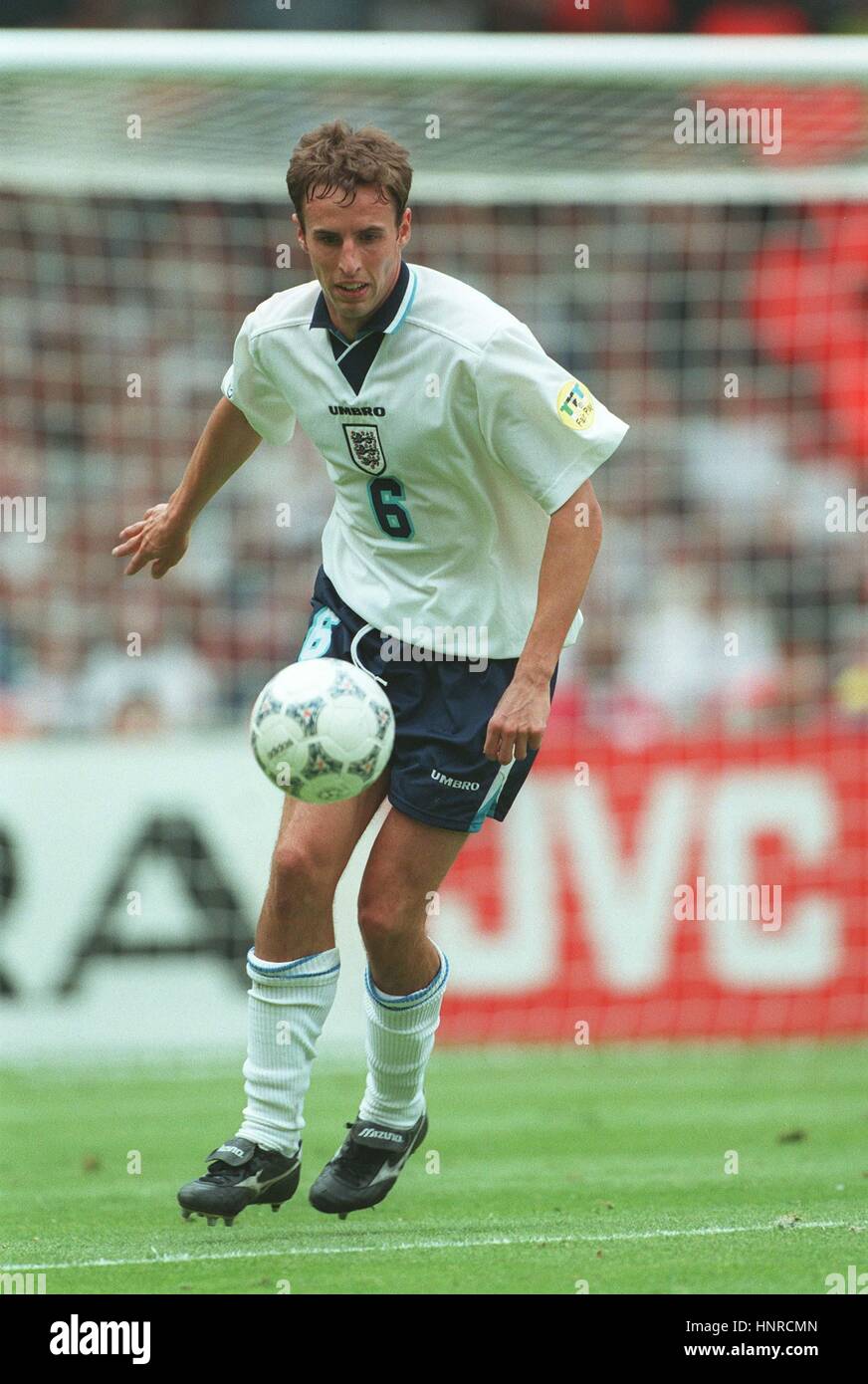 GARETH SOUTHGATE ENGLAND & ASTON VILLA FC 24 June 1996 Stock Photo