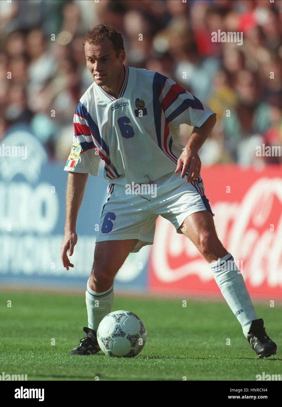 VINCENT GUERIN FRANCE & PARIS SAINTGERMAIN 24 June 1996 Stock Photo