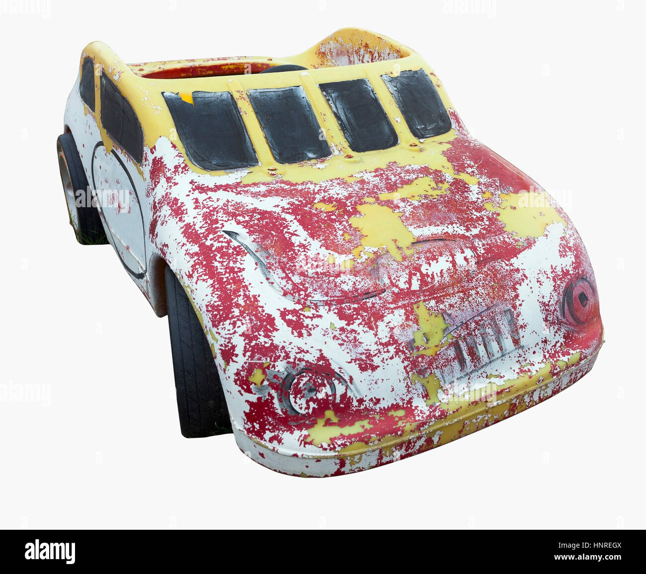 red and yellow play car