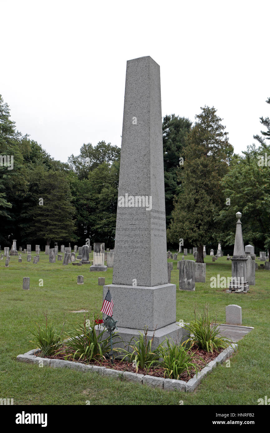 The gravesite of Martin Van Buren, 8th President of the United States