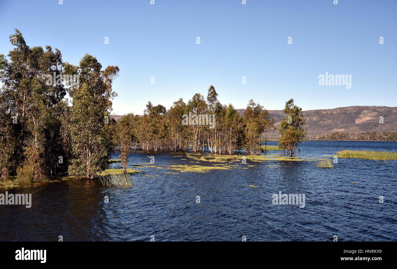 Lake Wartook reservoir in the Grampians National Park Victoria ...