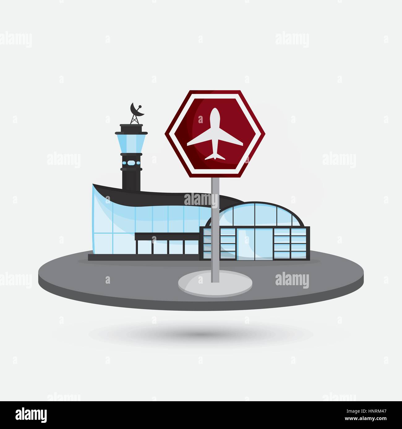 airport concept with icon design, vector illustration 10 eps graphic ...