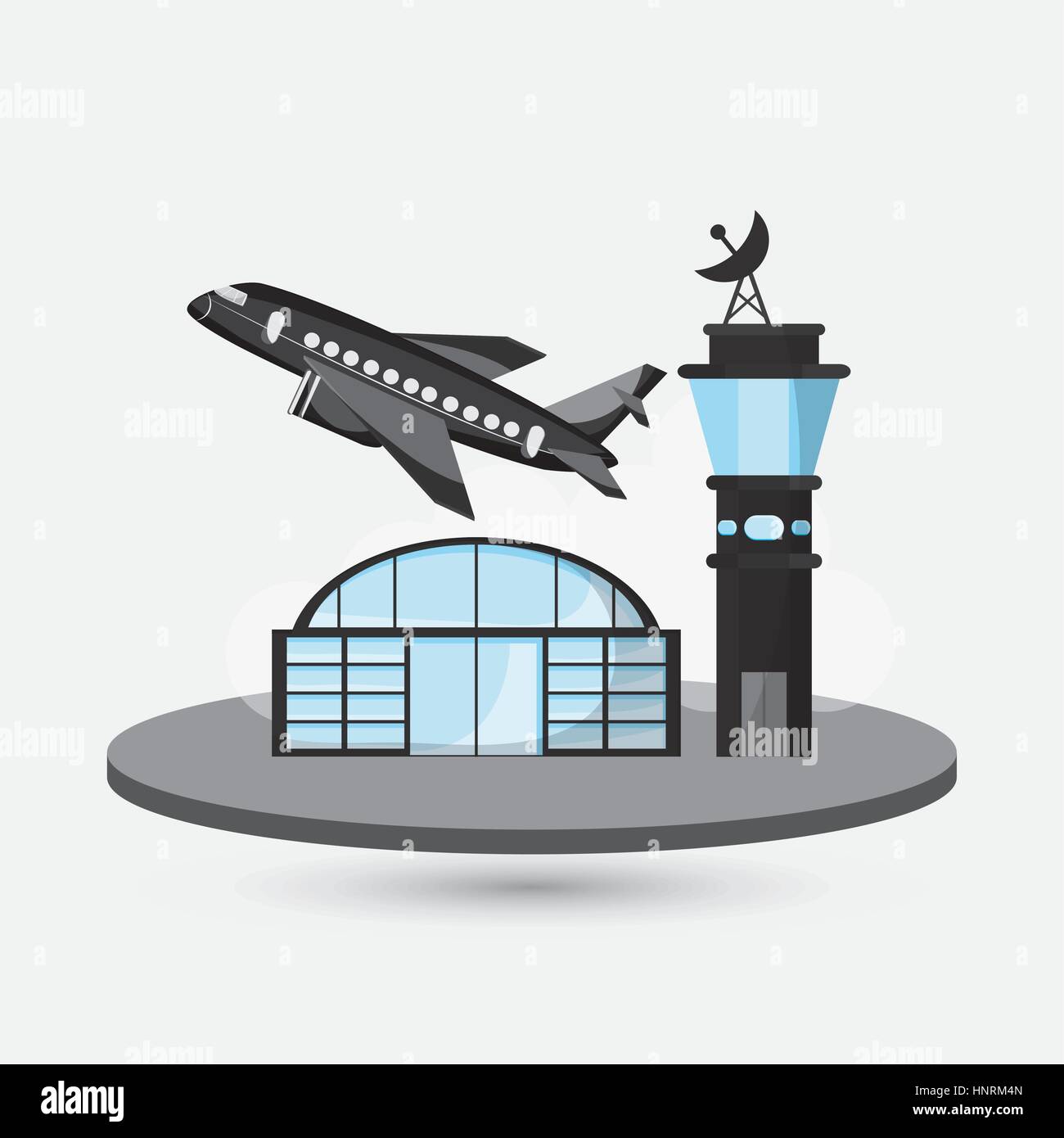 airport concept with icon design, vector illustration 10 eps graphic ...