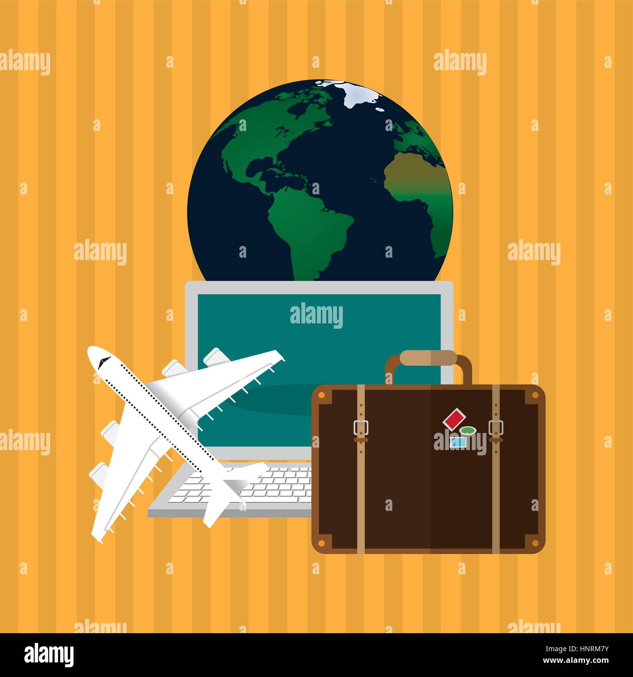 travel concept with icon design, vector illustration 10 eps graphic ...