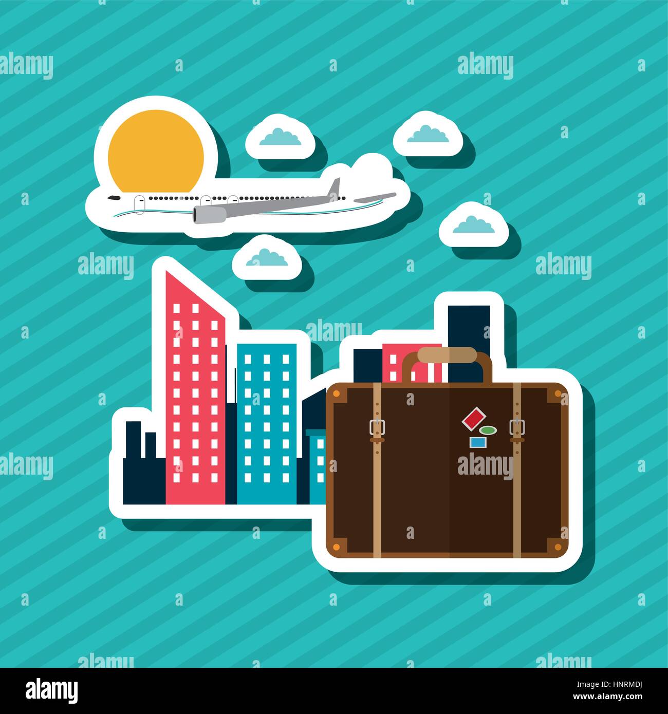 travel concept with icon design, vector illustration 10 eps graphic ...