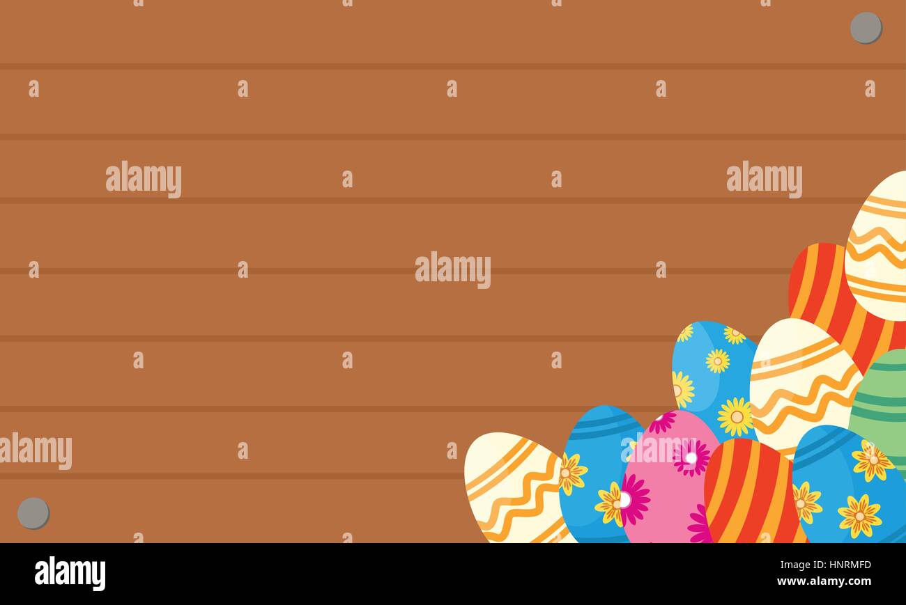 Greeting card of easter egg backgrounds vector flat Stock Vector Image