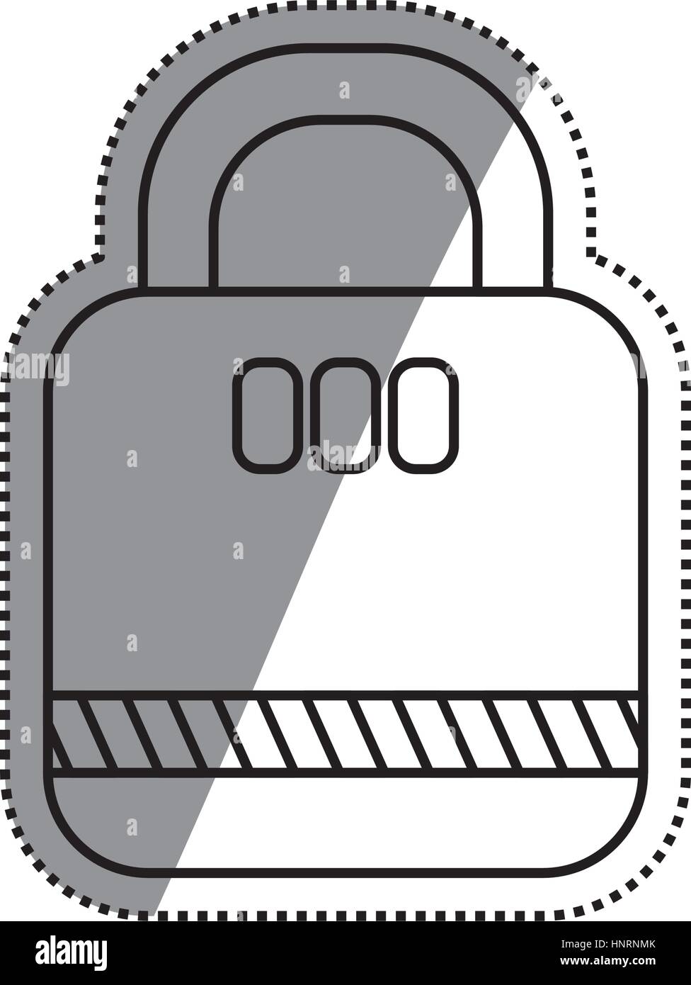 Padlock security system icon vector illustration graphic design Stock ...