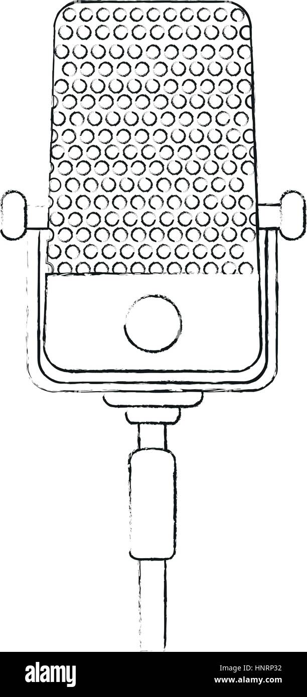 microphone icon over white background. vector illustration Stock Vector ...