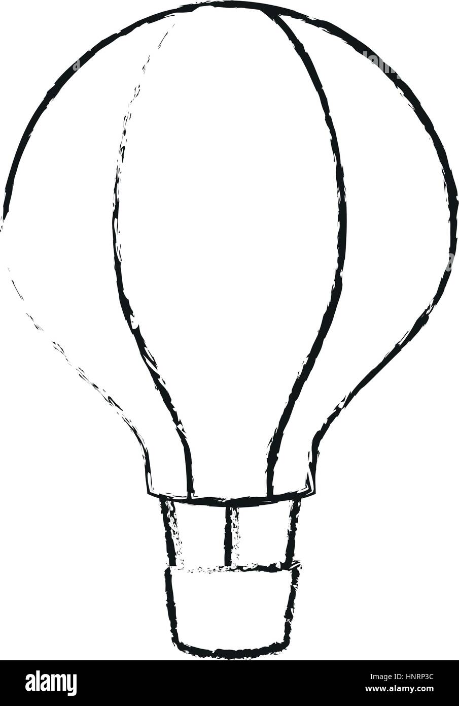 hot air balloon icon over white background. vector illustration Stock ...
