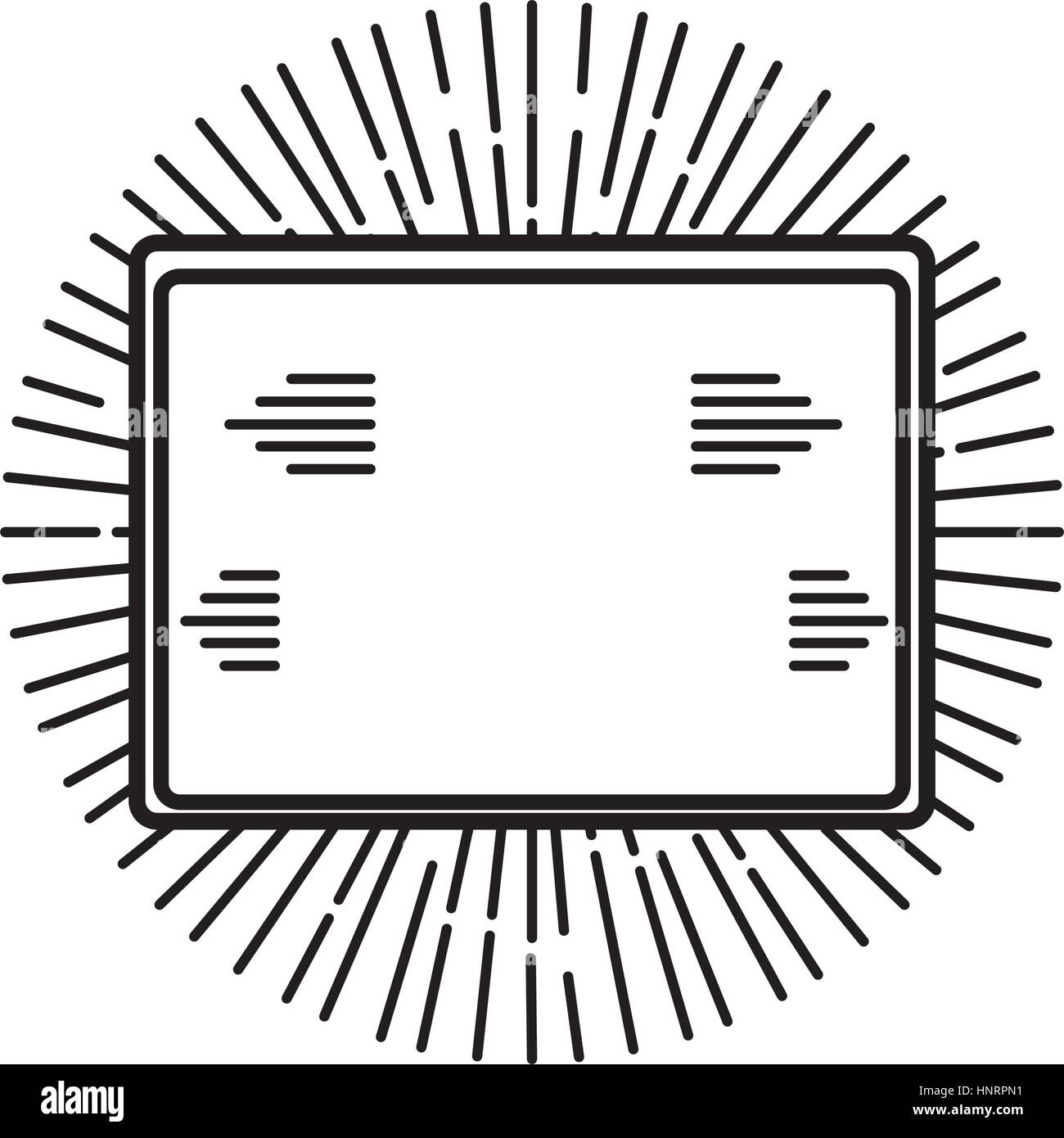 Square Decorative Frame Banner Vector Illustration Eps 10 Stock