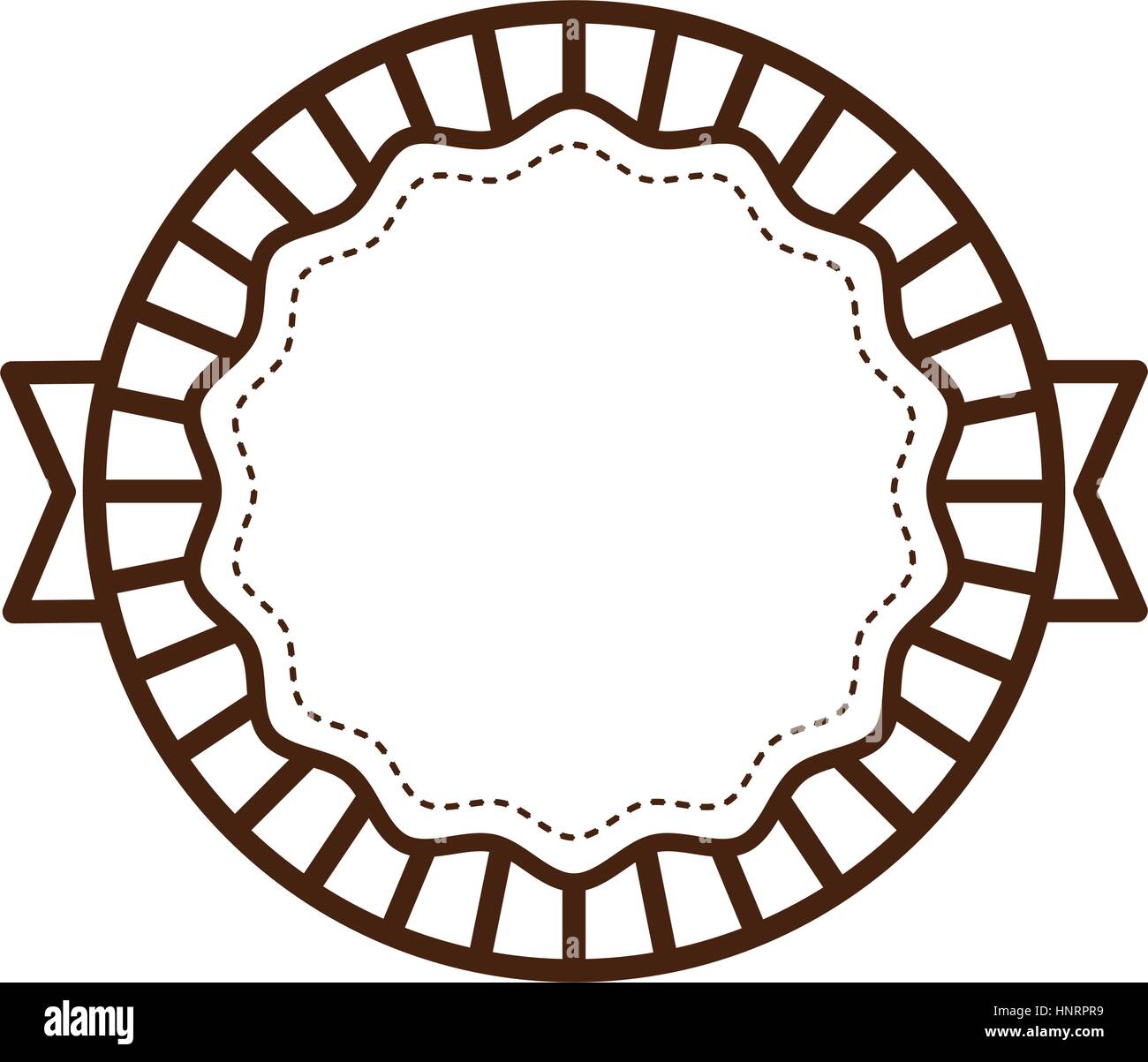 label decorative frame ribbon icon vector illustration eps 10 Stock ...