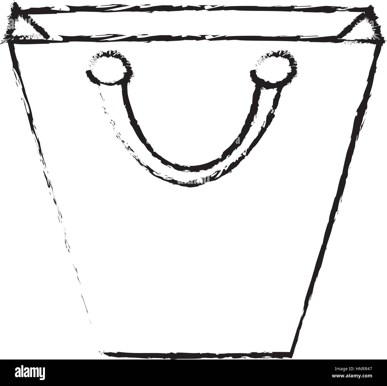 bag gift paper shopping sketch vector illustration eps 10 Stock Vector