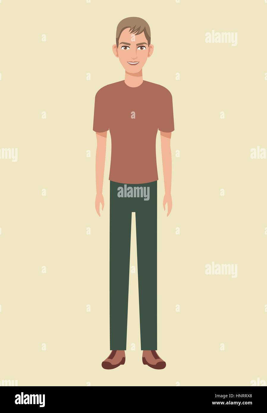 character man member community vector illustration eps 10 Stock Vector ...
