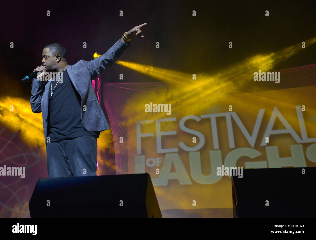 Michael Blackson and Mike Epps backstage at the Miami Festival of Laughs at  James L Knight Center in Miami, Florida. Featuring: Michael Blackson, Mike  Epps Where: Miami, Florida, United States When: 14