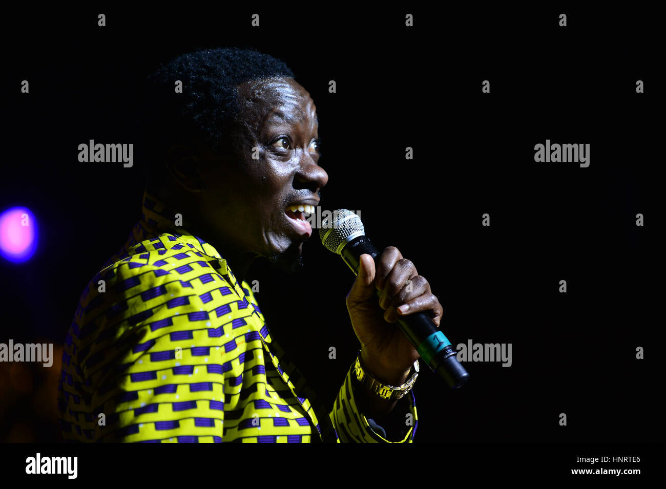 Michael Blackson backstage at the Miami Festival of Laughs at James L  Knight Center in Miami, Florida. Featuring: Michael Blackson Where: Miami,  Florida, United States When: 14 Jan 2017 Credit: JLN Photography/WENN.com