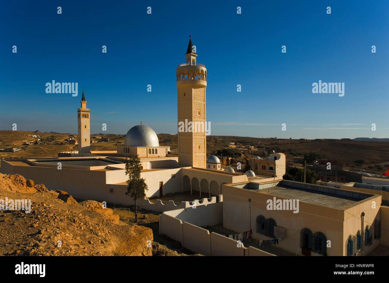 Tunisia.Ksar Haddada. Mosque Stock Photo