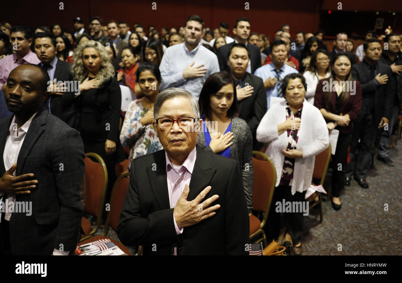 San Diego, CA, USA. 15th Feb, 2017. The Immigration and Naturalization Service conferred