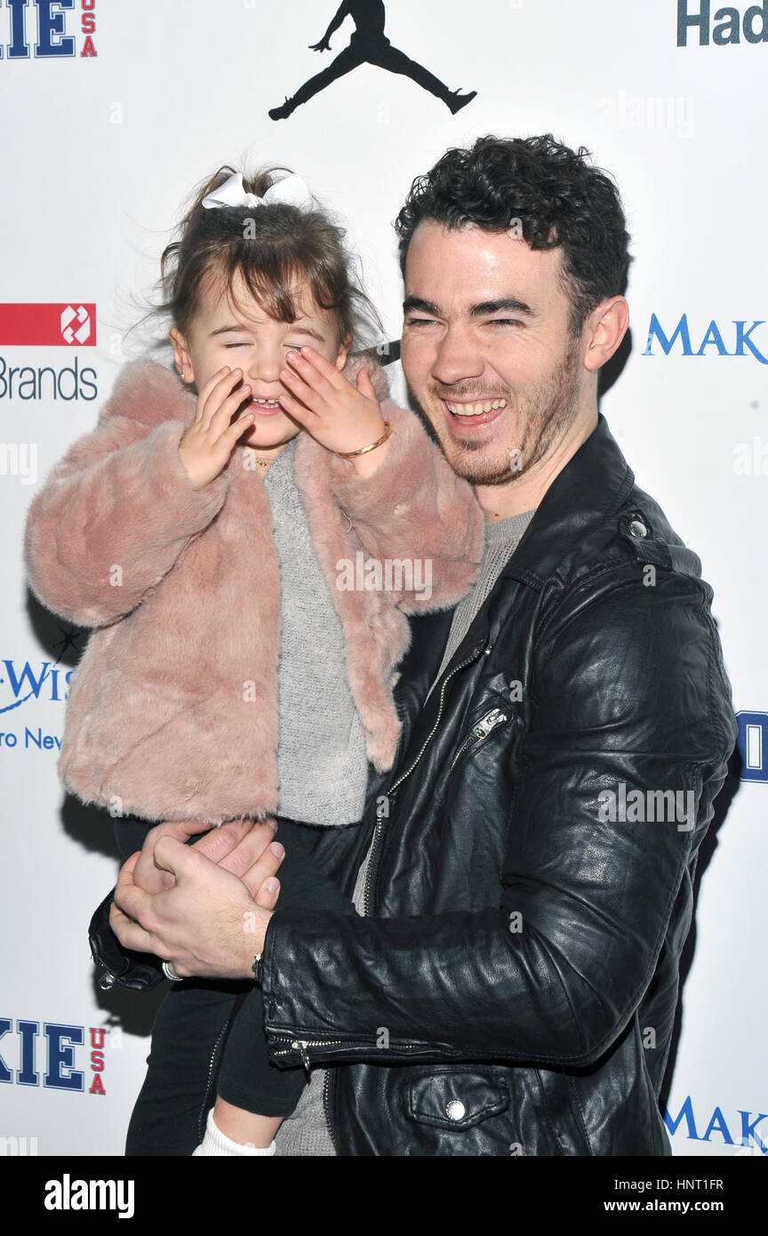 New York, NY, USA. 15th Feb, 2017. Alena Rose Jonas, Kevin Jonas at the