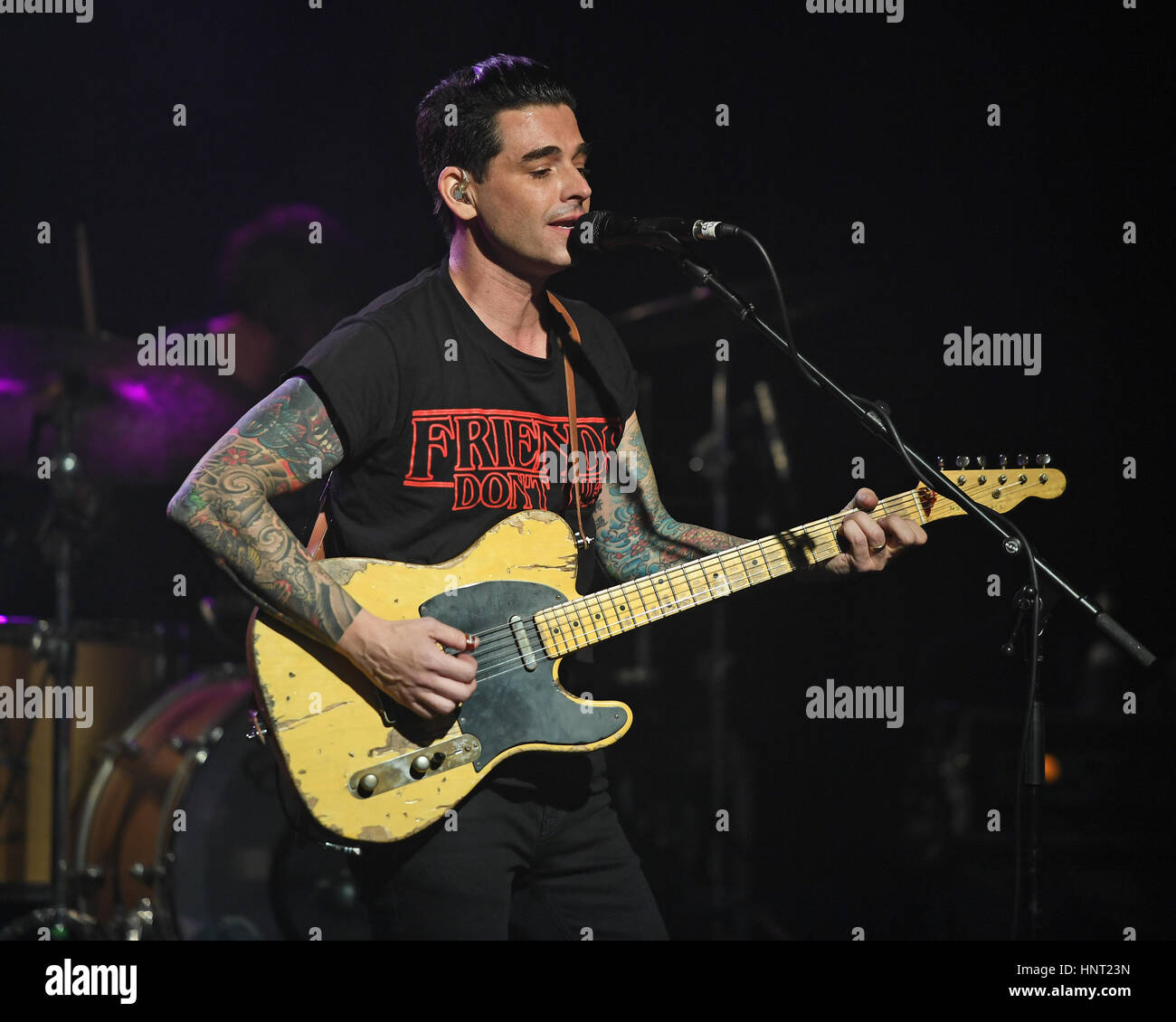 Fort Lauderdale FL, USA. 15th Feb, 2017. Chris Carrabba of Dashboard ...