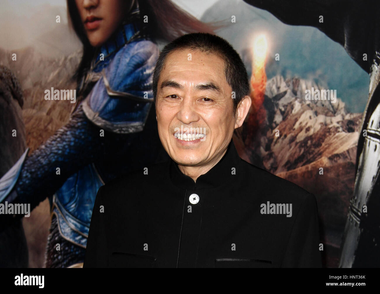 Hollywood, CA. 15th Feb, 2017. Zhang Yimou, At Premiere Of Universal