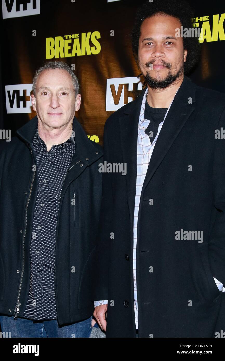 New York, NY, USA. 15th Feb, 2017. John J. Strauss, Seith Mann at arrivals for VH1'S THE BREAKS series premiere party, Roxy Hotel, New York, NY February 15, 2017. Credit: Jason Mendez/Everett Collection/Alamy Live News Stock Photo