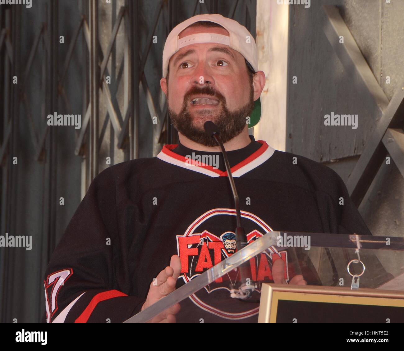 Los Angeles, CA, USA. 14th Feb, 2017. Kevin Smith at the induction ceremony for Star on the Hollywood Walk of Fame for George Segal, Hollywood Boulevard, Los Angeles, CA February 14, 2017. Credit: Priscilla Grant/Everett Collection/Alamy Live News Stock Photo