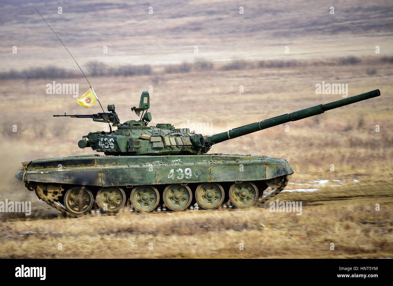 Primorye Territory Russia 16th Feb 17 A T 72b1 Tank Crew Of The Stock Photo Alamy
