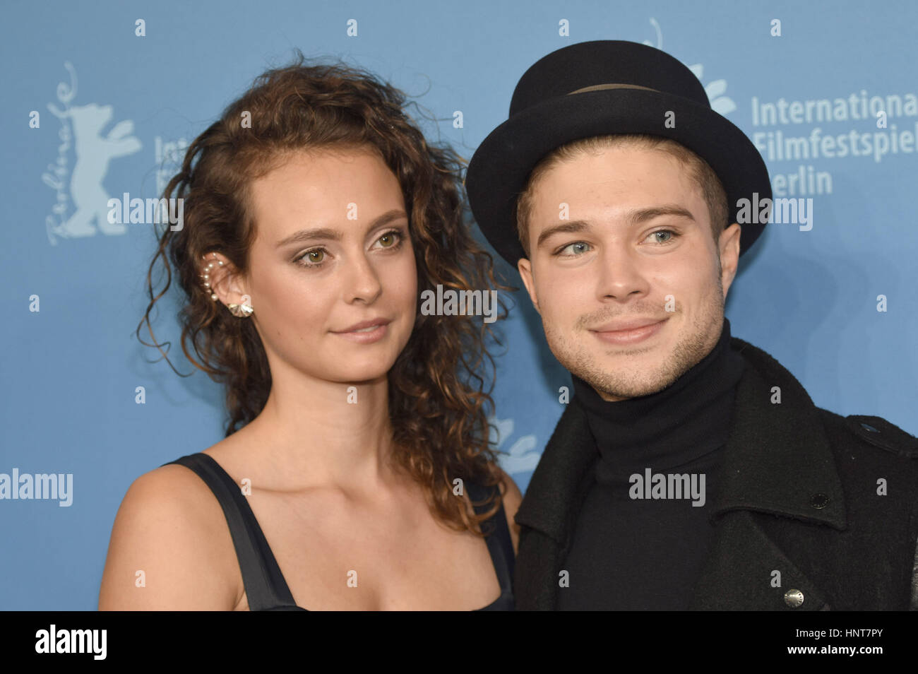 Berlin, Germany. 16th Feb, 2017. Muriel Wimmer and Jascha Rust ...
