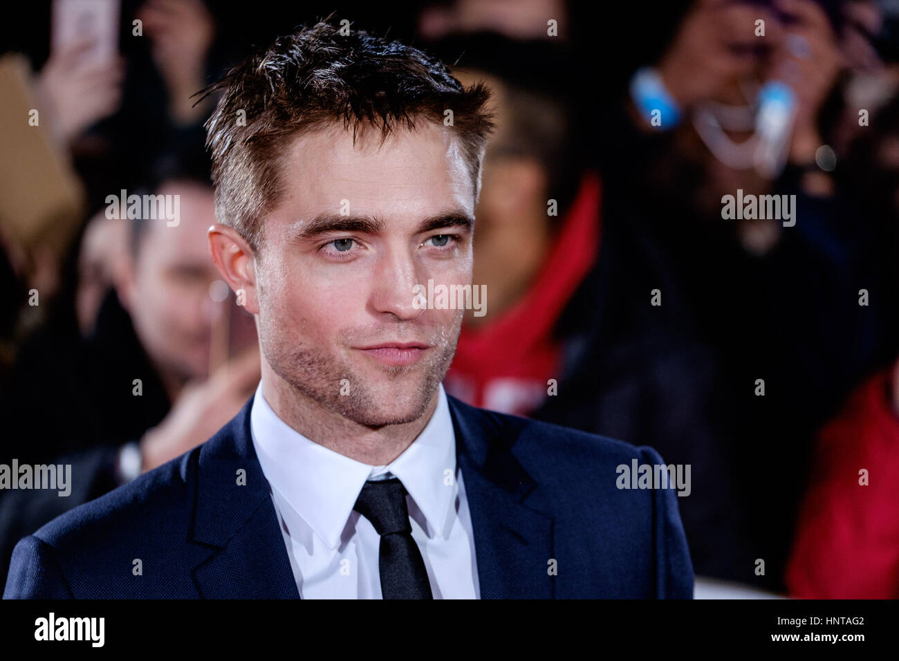 London, UK. 16th February 2017. Robert Pattinson arrives at the UK Premiere of the Lost City of Z on 16/02/2017 at The British Museum, . Persons pictured: Robert Pattinson. Picture by Credit: Julie Edwards/Alamy Live News Stock Photo