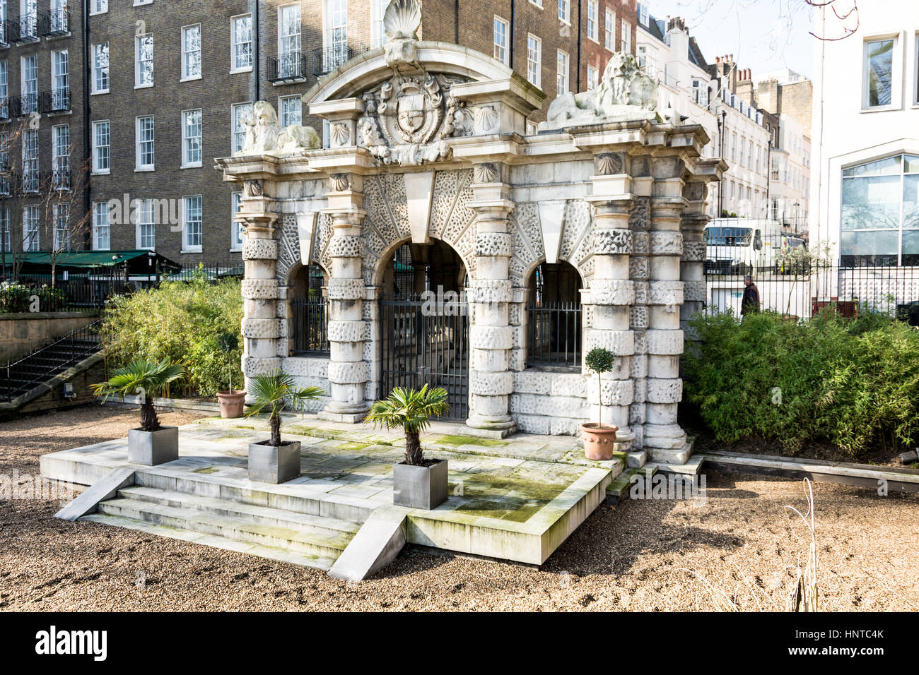 York Watergate, Thames Embankment Gardens, London, UK Stock Photo Alamy