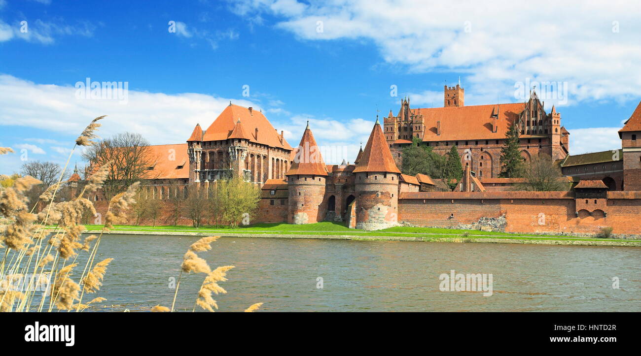 Malbork Castle, Poland Stock Photo