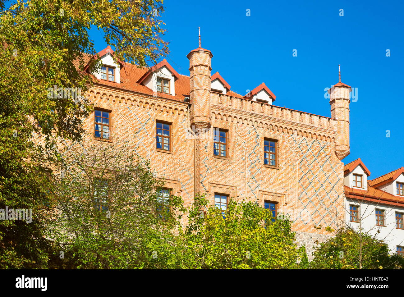 Ryn Castle, Masuria region, Poland, Europe Stock Photo