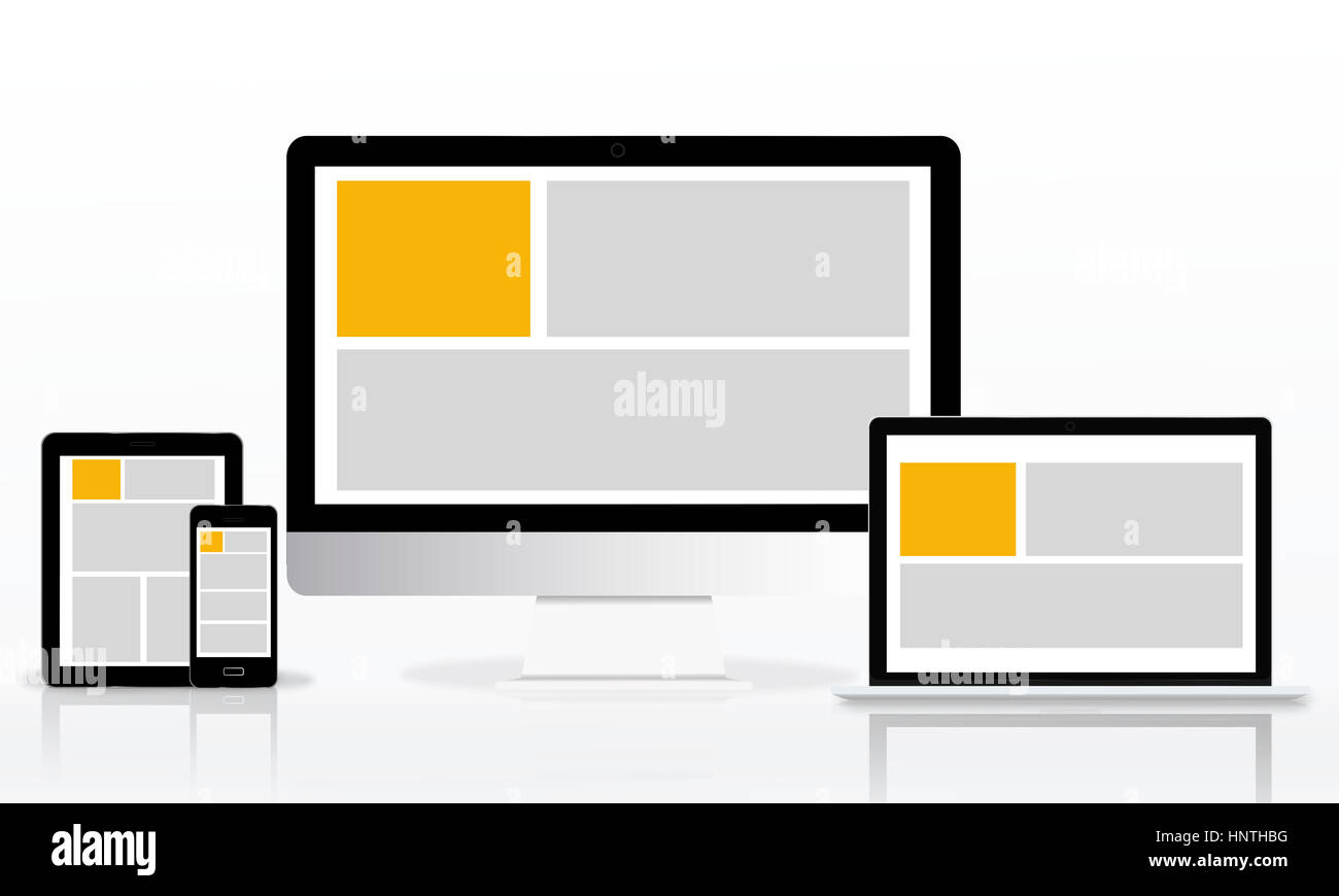 Web Design Template Copy Space Concept Stock Photo - Alamy
