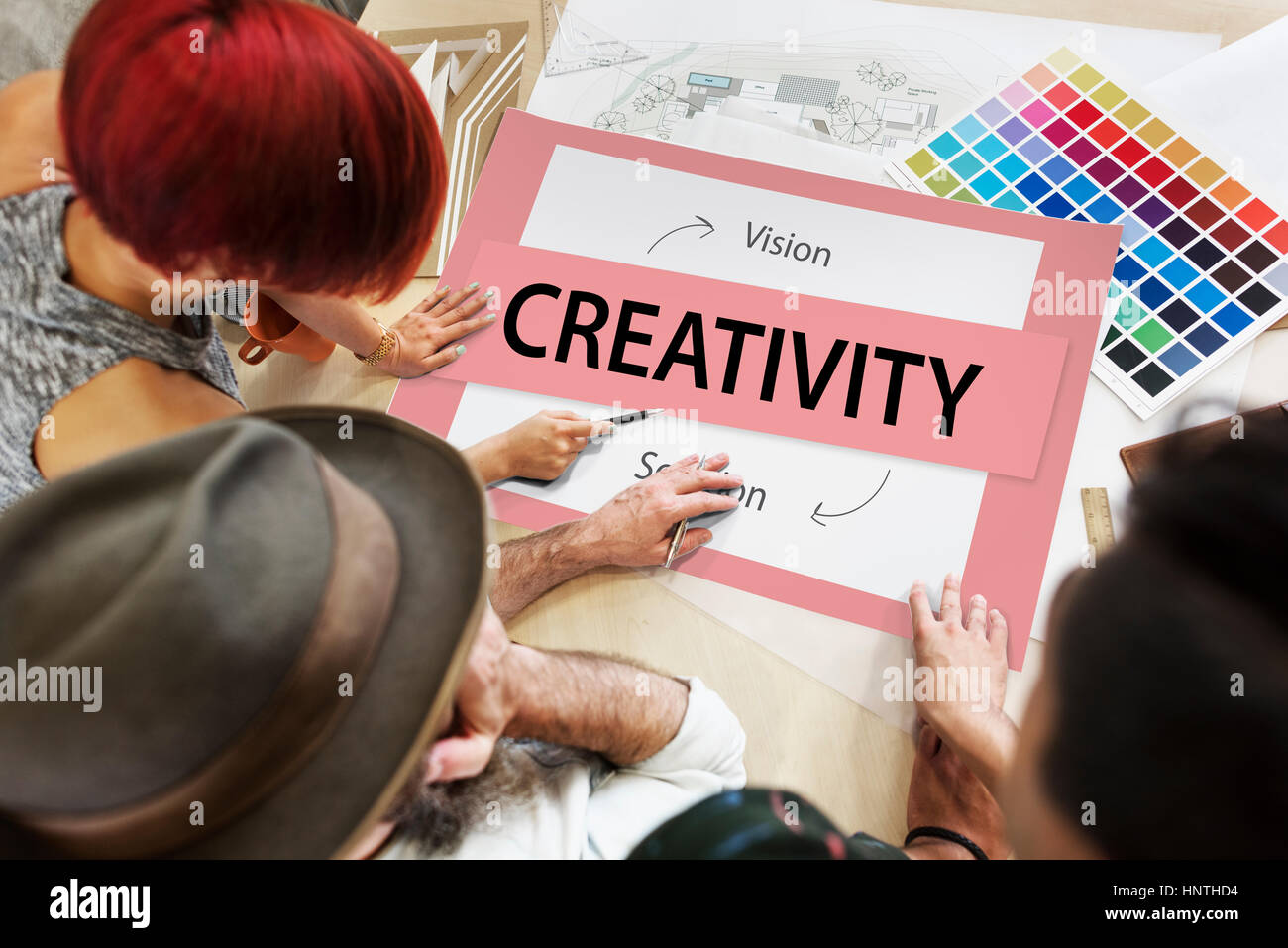 Creative Solution Business Strategy Concept Stock Photo - Alamy