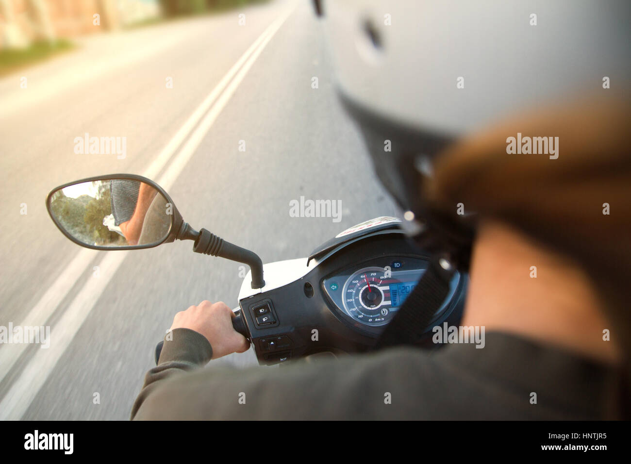Pov scooter hires stock photography and images Alamy