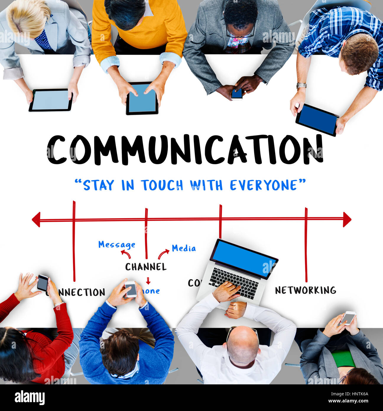 Communication Networking Connection Media Stock Photo Alamy