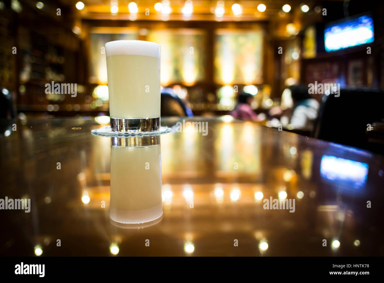 Lima , Peru. Gran Hotel Bolivar - a classic pisco sour Stock Photo