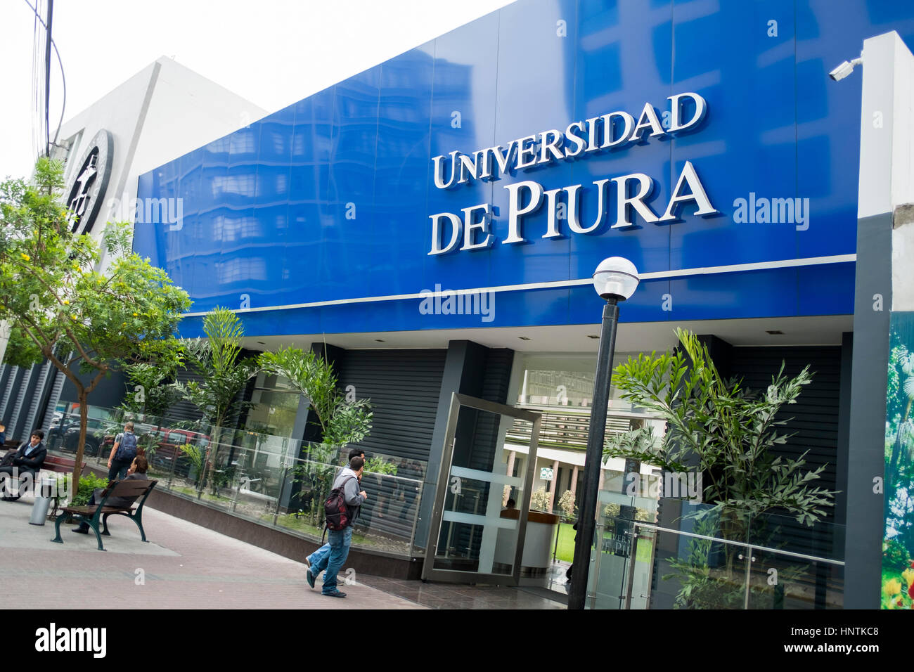 The Universidad de Piura is a private university in Peru. Lima Stock Photo