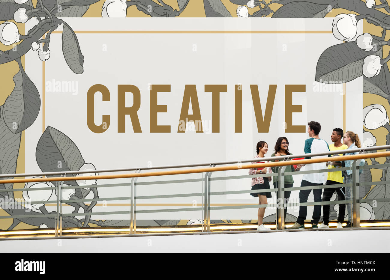 Creative Ideas Imagination Inspiration Leaf Nature Concept Stock Photo