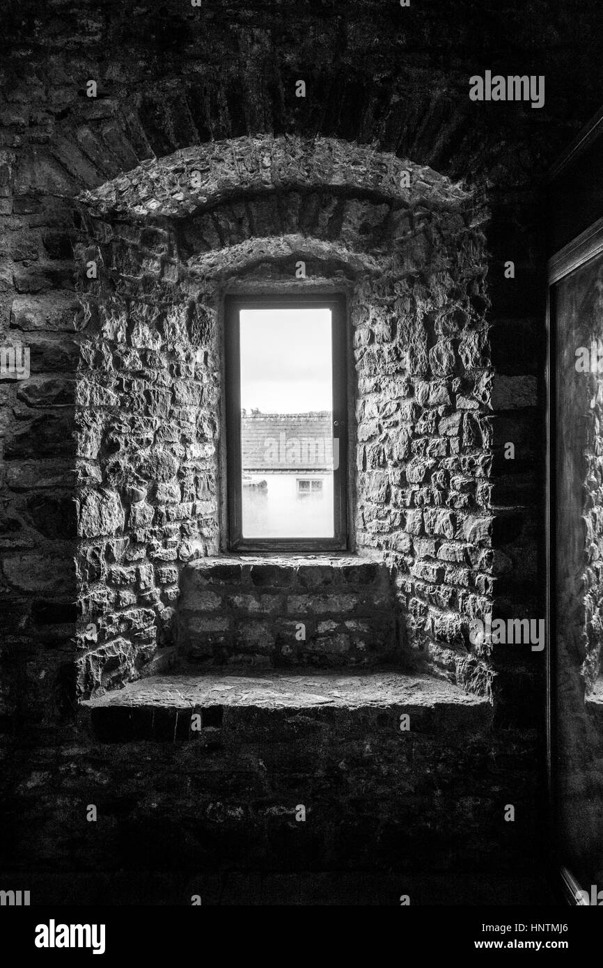 Castle windows Stock Photo